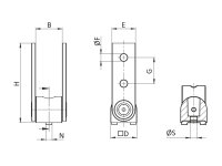 Gelenk 180° 40