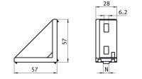 Winkel 30x60 B-Typ Nut 8