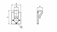 Set Schraubenverbinder, Nut 8, einseitig, ESD, Material:...