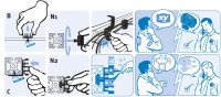 Steck-Kabelbinder ohne Abdeckkape zur Zugentlastung, mit Hammer, Nut 8, A2=4,4mm, Kunststoff PA, schwarz