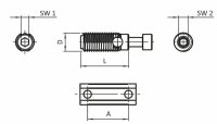 Set Automatikdoppelverbinder, Nut 8, Stahl, verzinkt,...