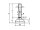 Gelenkfuß Stahl 60 Gewindestange M12x88