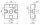 T-Verbindungsplatte SAPLA 45 B-Type Nut 10, mit Befestigungssatz