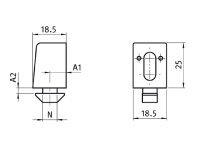 Uniblock I-Typ Nut 6