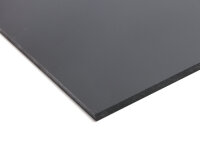 PVC Platte schwarz, Dicke 20mm, 92x92mm