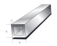 Vierkantrohr 40x40x4,0mm Aluminium EN AW-6060 T66...